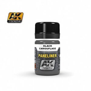 ak interactive air series: panel liner for black camouflage 35ml enamel