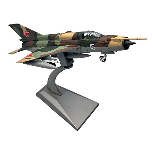 1/72 Scale Soviet MiG-21 Mig21 Fishbed Jet Fighter Plane Aircraft Airplane Diecast Metal Model