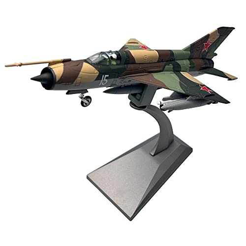 1/72 Scale Soviet MiG-21 Mig21 Fishbed Jet Fighter Plane Aircraft Airplane Diecast Metal Model