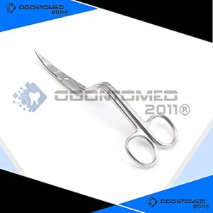 OdontoMed2011 6 Inch Double-Curved Machine Embroidery Scissors Double Curved Pro Bent Handle Scissor from ODM