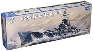 trumpeter 1/700 uss alabama bb60 battleship model kit