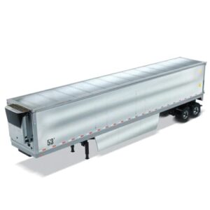 53' Reefer Refrigerated Van Trailer Chrome Transport Series 1/50 Diecast Model by Diecast Masters 91022