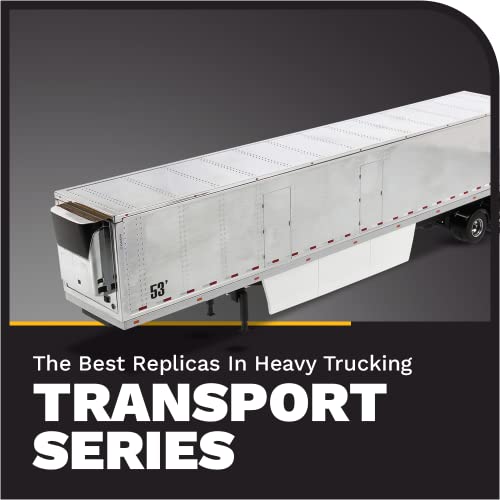 53' Reefer Refrigerated Van Trailer Chrome Transport Series 1/50 Diecast Model by Diecast Masters 91022