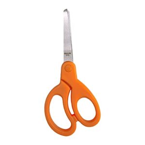 Classic Blunt Tip Small Scissors, Stainless Steel,Comfort Grip handles,Sturdy Sharp Scissors for Office、Home 、School and Kindergarten,Pack of 6,RightLeft Handed (5.91inch), 5.91