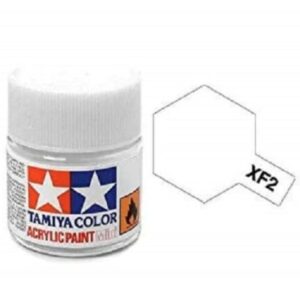 Tamiya USA TAM81702 Acrylic Mini X-F2 Flat White 1/3 Oz