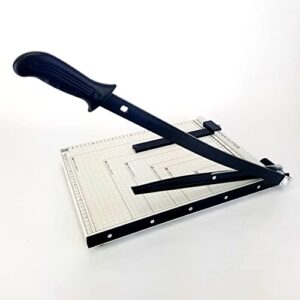 Paper Cutter Guillotine Style 10" Cut Length X 10" Inch Metal Base Trimmer