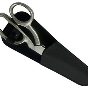 8 Inch Fabric, Dressmaking, Sewing Scissors with Black Scabbard - Tenartis 363 Made in Italy