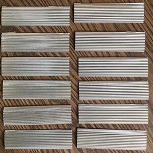 CORRUGATED ROOFING 12 pc. set // Craft Projects/Model Railroad Buildings/Miniatures, Bird Houses,& Dioramas