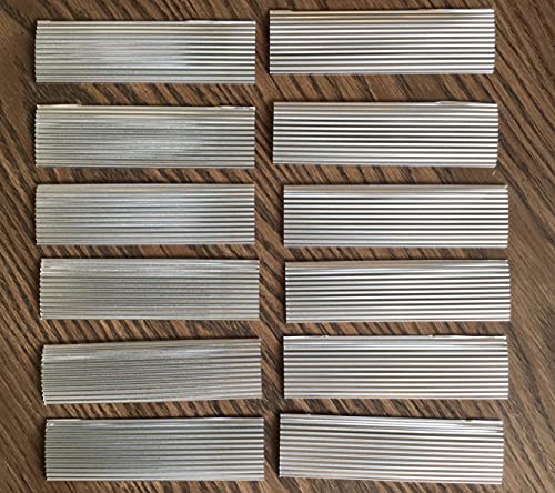 CORRUGATED ROOFING 12 pc. set // Craft Projects/Model Railroad Buildings/Miniatures, Bird Houses,& Dioramas