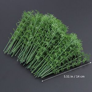 NUOLUX 100pcs Model Bamboo Trees 1:75 12cm Plastic Bamboo Trees Model Train Scenery Landscape Scale