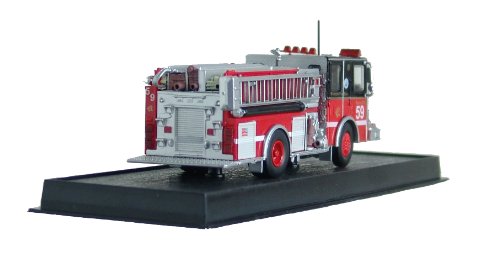 Luverne Pumper Fire Truck Diecast 1:64 Model (Amercom GB-17)