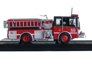 Luverne Pumper Fire Truck Diecast 1:64 Model (Amercom GB-17)