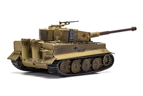 Corgi Diecast Panzerkampfwagen VI Tiger 131 Ausf E 1:50 Military Tank Display Model CC60514,Desert Beige