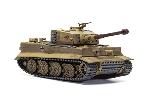 Corgi Diecast Panzerkampfwagen VI Tiger 131 Ausf E 1:50 Military Tank Display Model CC60514,Desert Beige