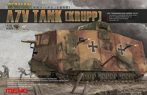 meng german krupp a7v tank model kit