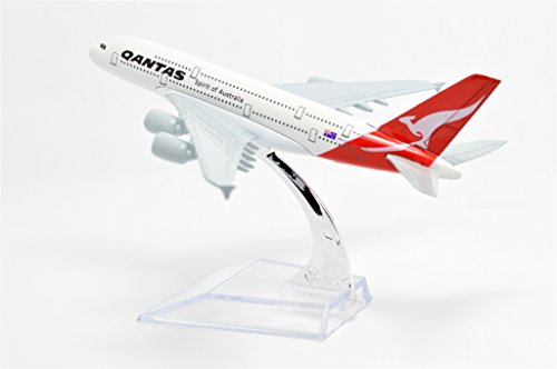 TANG DYNASTY(TM 1:400 16cm Air Bus A380 Qantas Metal Airplane Model Plane Toy Plane Model
