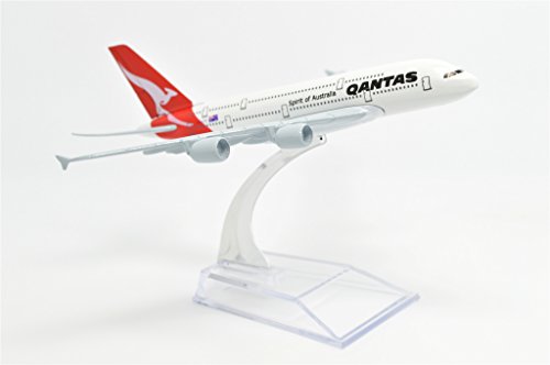 TANG DYNASTY(TM 1:400 16cm Air Bus A380 Qantas Metal Airplane Model Plane Toy Plane Model