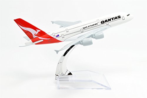 TANG DYNASTY(TM 1:400 16cm Air Bus A380 Qantas Metal Airplane Model Plane Toy Plane Model