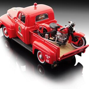 Maisto 1:24 Scale Harley Davidson 1936 EL Knucklehead + 1948 Ford F-1 Die-Cast Vehicle