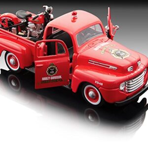 Maisto 1:24 Scale Harley Davidson 1936 EL Knucklehead + 1948 Ford F-1 Die-Cast Vehicle