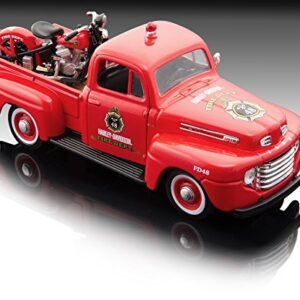 Maisto 1:24 Scale Harley Davidson 1936 EL Knucklehead + 1948 Ford F-1 Die-Cast Vehicle