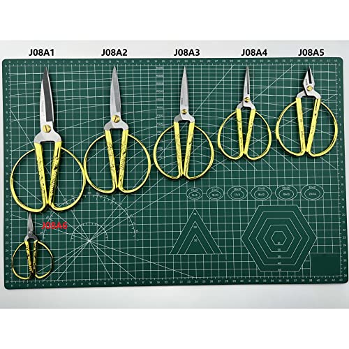 Fengtaiyuan J08A6, Stainless Steel Scissors, Office, Tailor Cutting, golden scissors (J08A6)