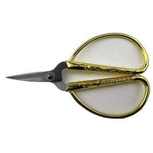 Fengtaiyuan J08A6, Stainless Steel Scissors, Office, Tailor Cutting, golden scissors (J08A6)