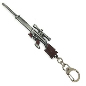 jinzhoufz miniature metal assault rifle gun model keychain bag pendant ornament gift (model-m4)