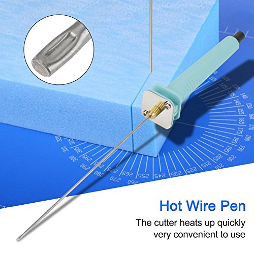 Hot Wire Pen, Styrofoam Cutting Hot Pen Polystyrene Cutting Machine Hot Wire Cutter, for Amateur DIY, Art Making, Foam Carving(15cm(9v 6A))