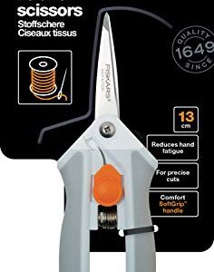 Fiskars 1905001001 Softouch Scissors, 5 in. Length, 1-3/4 in. Cut