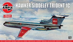 airfix a03174v hawker siddeley 121 trident vintage classics aircraft 1:144 scale model kit