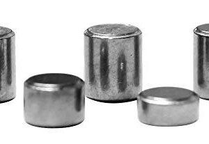 Pinewood Pro Derby Tungsten Weights | Five Incremental Cylinders (Three .5 Ounce, One .3 Ounce, One .2 Ounce) 2oz Total Weight to Make The Fastest Pine Derby Car