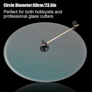 Circular Glass Cutter, 6 Wheel Compasses Circular Cutting Cutter with Suction Cup Circle(60CM)