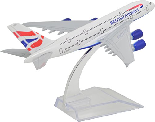 TANG DYNASTY(TM) 1:400 16cm Air Bus A380 British Airways Metal Airplane Model Plane Toy Plane Model