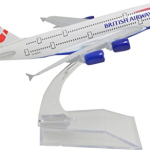 TANG DYNASTY(TM) 1:400 16cm Air Bus A380 British Airways Metal Airplane Model Plane Toy Plane Model