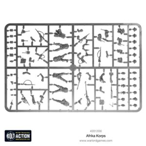 Bolt Action Afrika Korps German Grenadiers Western Desert 1:56 WWII Military Wargaming Plastic Model Kit