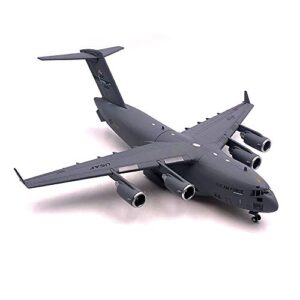 lllunimon 1/200 usaf c-17 plane model globemaster iii tactical military transport aircraft diecast metal plane models for display collection,2#