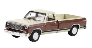greenlight 39110-d vintage ad cars series 8 – 1982 dodge ram d-150 prospector “get in on the dodge dealers’ great gold rush” 1/64 scale diecast