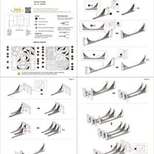 Fascinations Metal Earth Brooklyn Bridge 3D Metal Model Kit Bundle with Tweezers