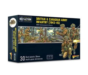 warlord games british & canadian army infantry (1943-45)