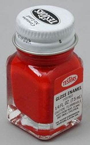 Red Enamel Plastic Model Paint