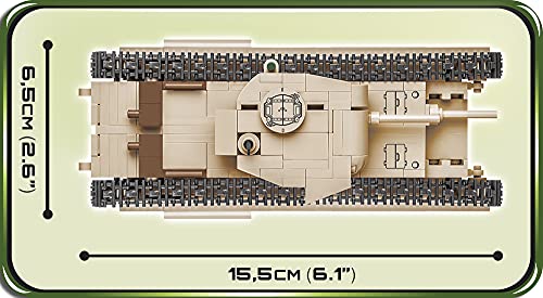 COBI Historical Collection A22 Churchill MK. II (CS) Tank, Beige