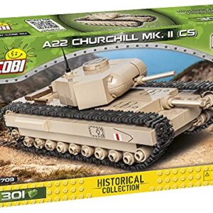 COBI Historical Collection A22 Churchill MK. II (CS) Tank, Beige