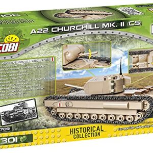 COBI Historical Collection A22 Churchill MK. II (CS) Tank, Beige