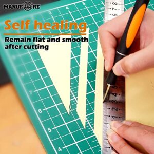 MANUFORE A3 18x12"Cutting Mat with Centimeter and Inch Scale Self Healing Craft Cutting Board with 3mm 5-ply Thickness for Using Rotary Cutter, Craft Knife, Paper Knife