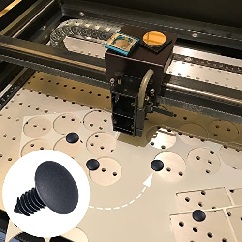 HINZIC 100 Pcs 7.5-8 mm Honeycomb Pins Honeycomb Laser Bed Hold Down Pins Honeycomb Fixing Needle Laser Engraver Accessories Grid Working Table Laser Cutter and Engraver Machine (7.5-8 mm Honeycomb)