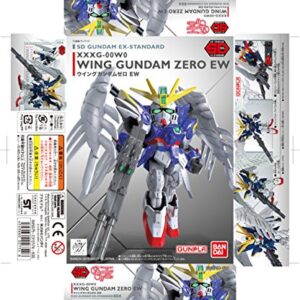 Bandai Hobby SD EX-Standard Wing Gundam Zero Version EW Action Figure, Multi, 8" (BAN202754)