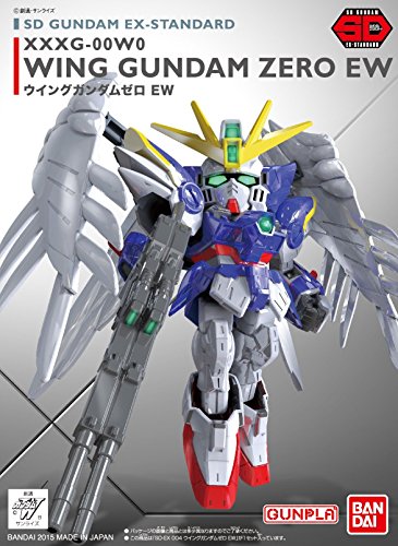 Bandai Hobby SD EX-Standard Wing Gundam Zero Version EW Action Figure, Multi, 8" (BAN202754)