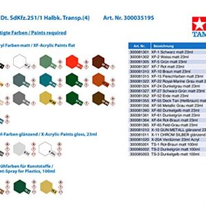 Tamiya Models SdKfz 251/1 Ausf D Hanomag Model Kit