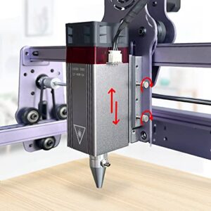 LASER TREE Liftable Laser Module Focus Adjustment Brackets, Laser Module Sliding Plate Z-Lift Laser Head Focusing Controller for Laser Engraver Laser Cutter